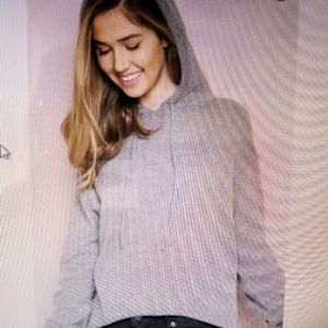 Brandy Melville Cropped Sweater Pullover Hoodie